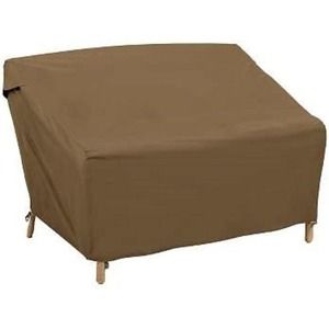 Threshold Loveseat Slipcover Brown 55.5"L, Protect Outdoor Furniture Investment